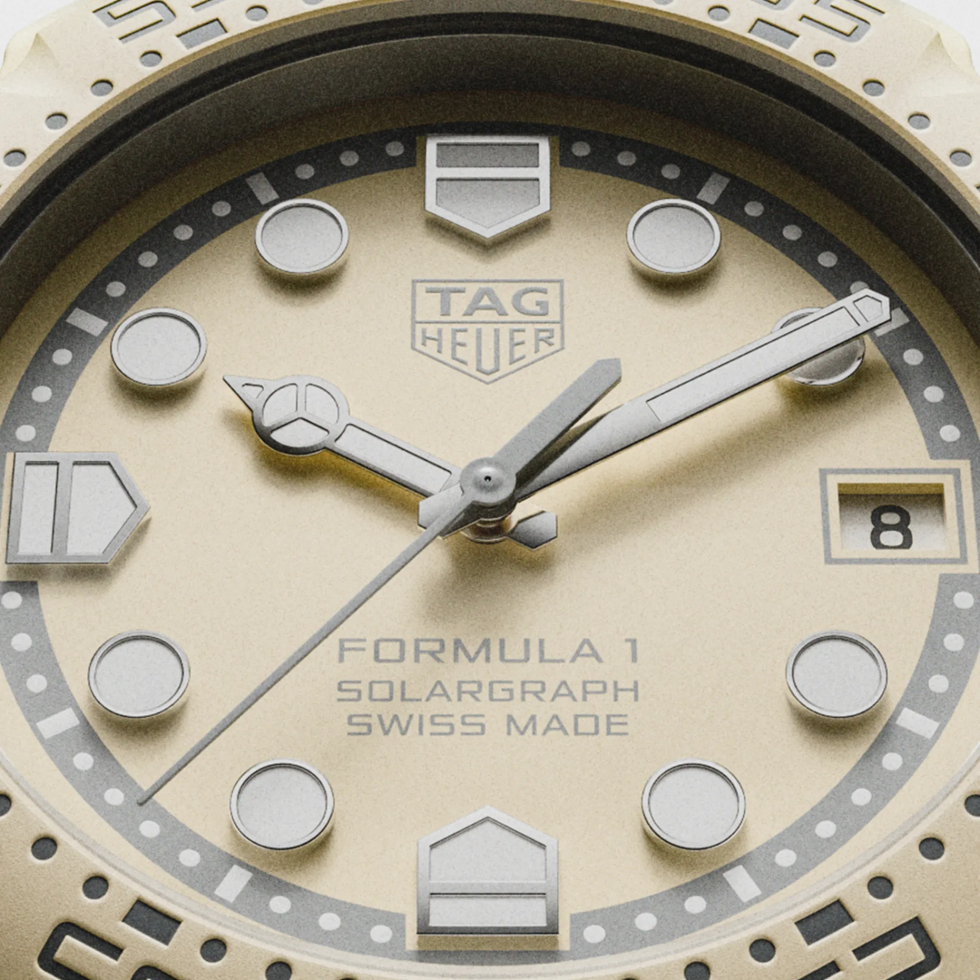 TAG Heuer Formula 1 Solargraph Beige Dial watch, 38mm Best