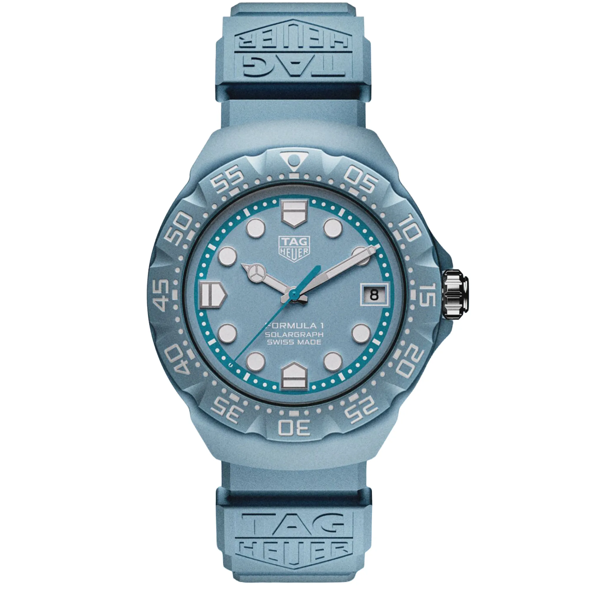 TAG Heuer Formula 1 Solargraph Blue Dial Watch, 38mm Discount