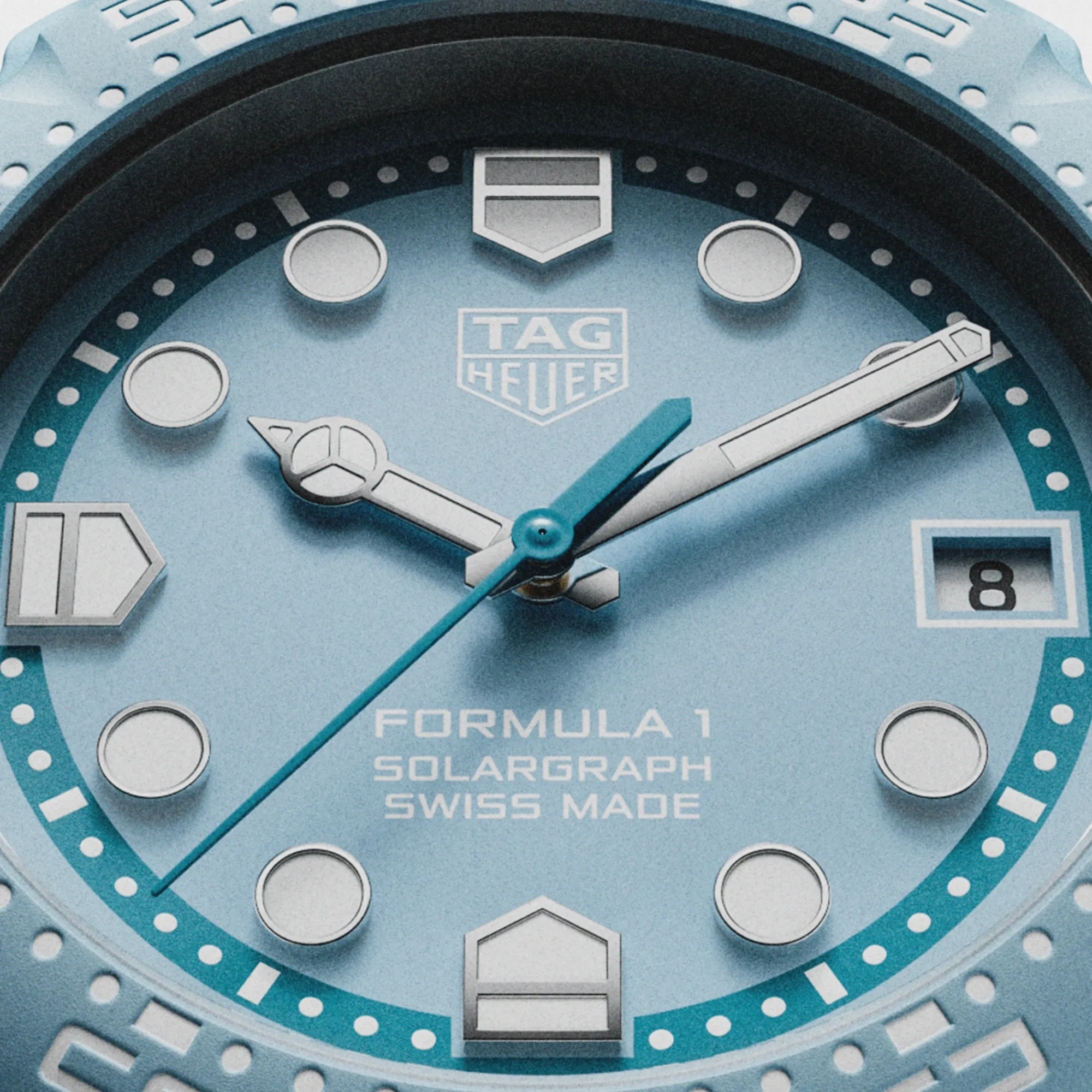TAG Heuer Formula 1 Solargraph Blue Dial Watch, 38mm Discount