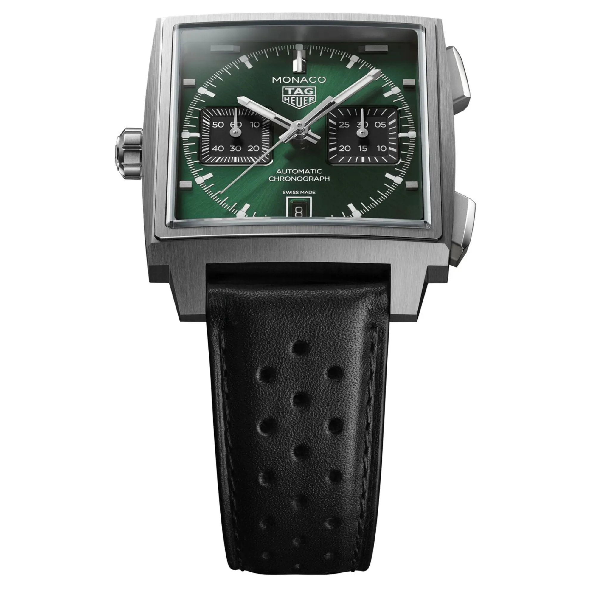 TAG Heuer Monaco Chronograph Green Dial Watch, 39mm Sale