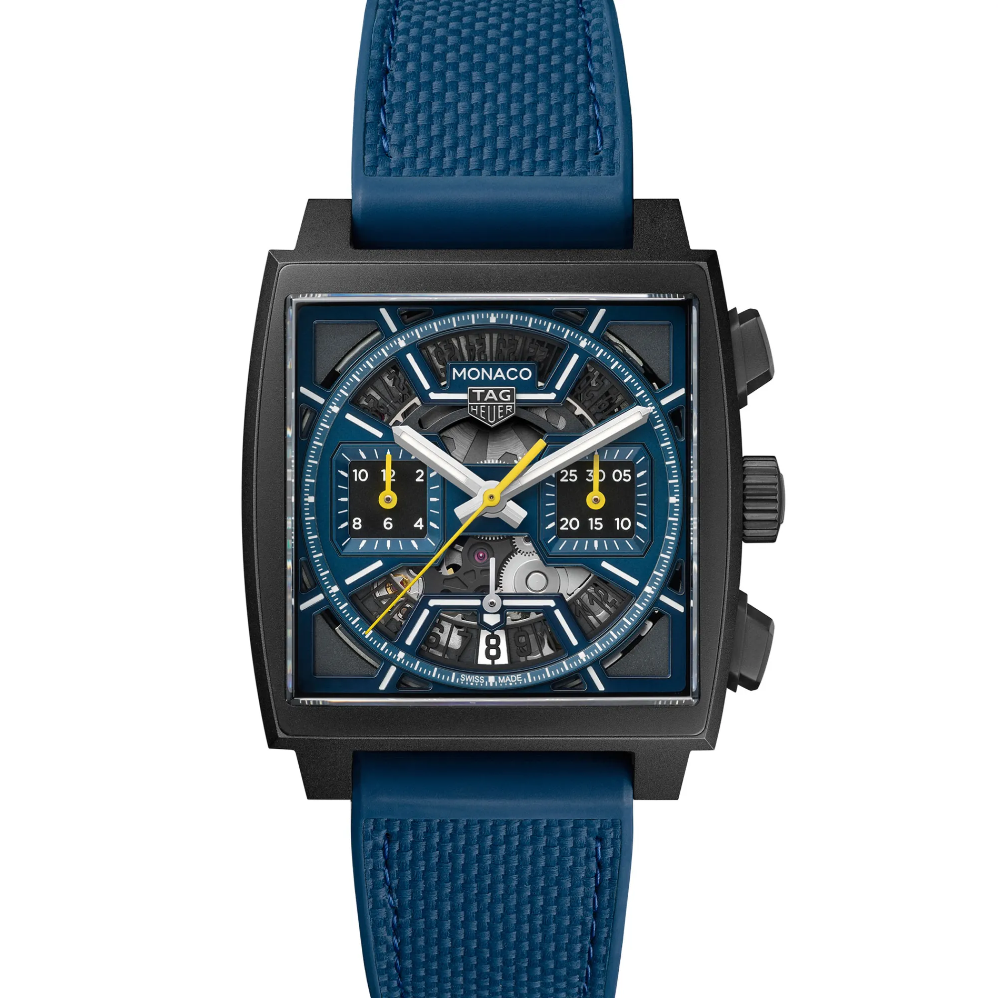 TAG Heuer Monaco Chronograph Blue Dial Watch, 39mm New
