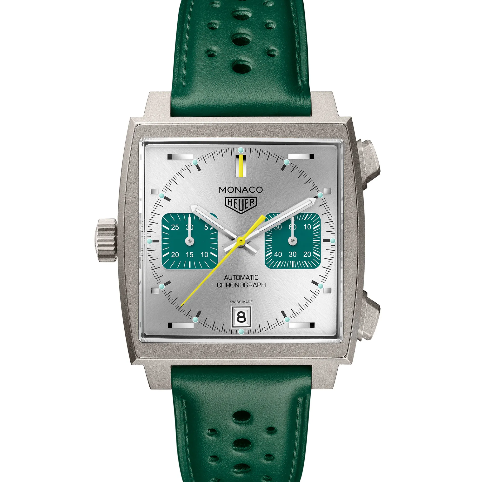 TAG Heuer Monaco Chronograph Racing Silver Dial Watch, 39mm Online