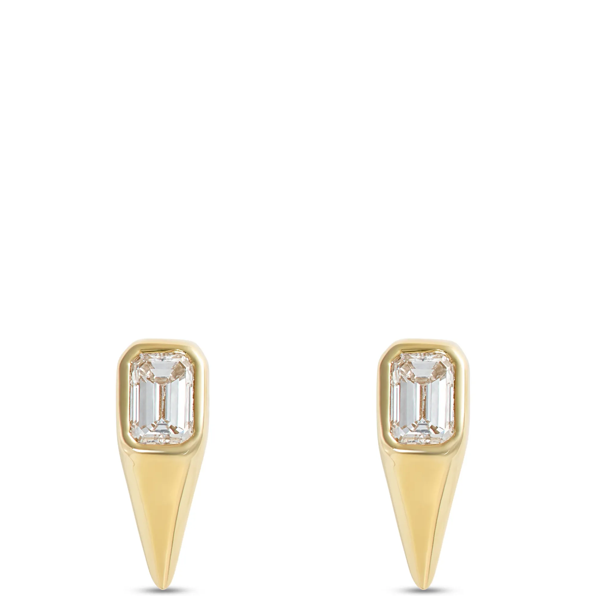 Teardrop Diamond Studs, ⅓ Total Carat Weight, 14K Yellow Gold Sale