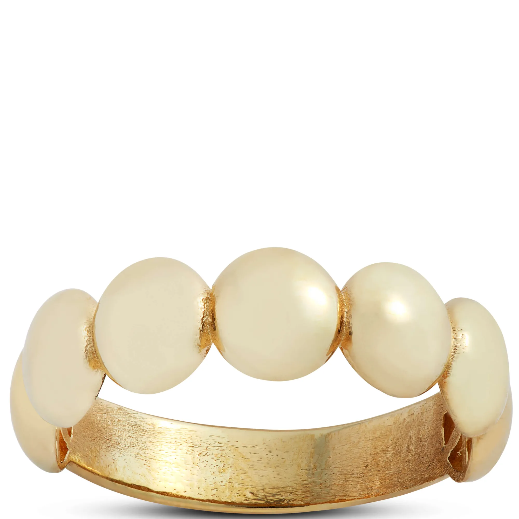 Toscano Beaded Ring, 14K Yellow Gold New