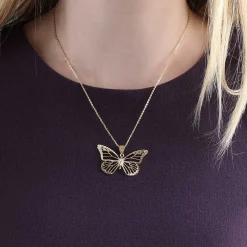 Toscano Butterfly Necklace 14K Sale