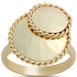 Toscano Circle On Circle Ring, 14K Yellow Gold Outlet