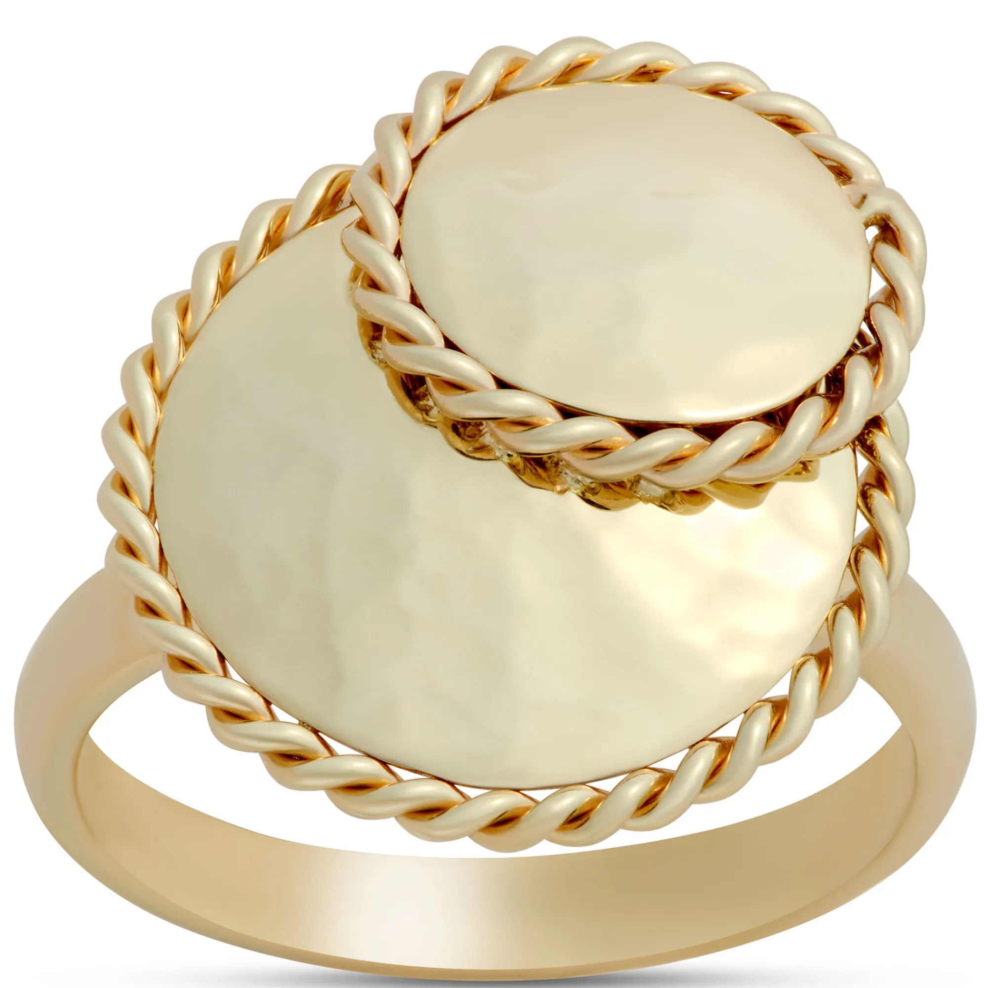 Toscano Circle On Circle Ring, 14K Yellow Gold Outlet
