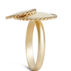 Toscano Circle On Circle Ring, 14K Yellow Gold Outlet