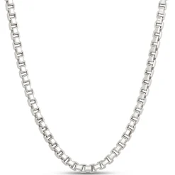 Toscano Classic Veneziana Link Necklace, Sterling Silver New