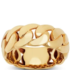 Toscano Cuban Link Ring, 14K Yellow Gold Hot