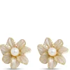 Toscano Daisy-Shaped Enamel Studs, 14K Yellow Gold Discount