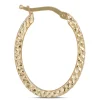 Toscano Diamond Cut Hoop Earrings, 14K Yellow Gold Best