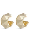 Toscano Faceted Ball Hoops, 14K Yellow Gold Clearance