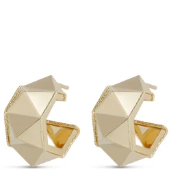 Toscano Faceted Ball Hoops, 14K Yellow Gold Clearance