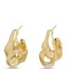 Toscano Freeform Hoop Earrings, 14K Yellow Gold Sale