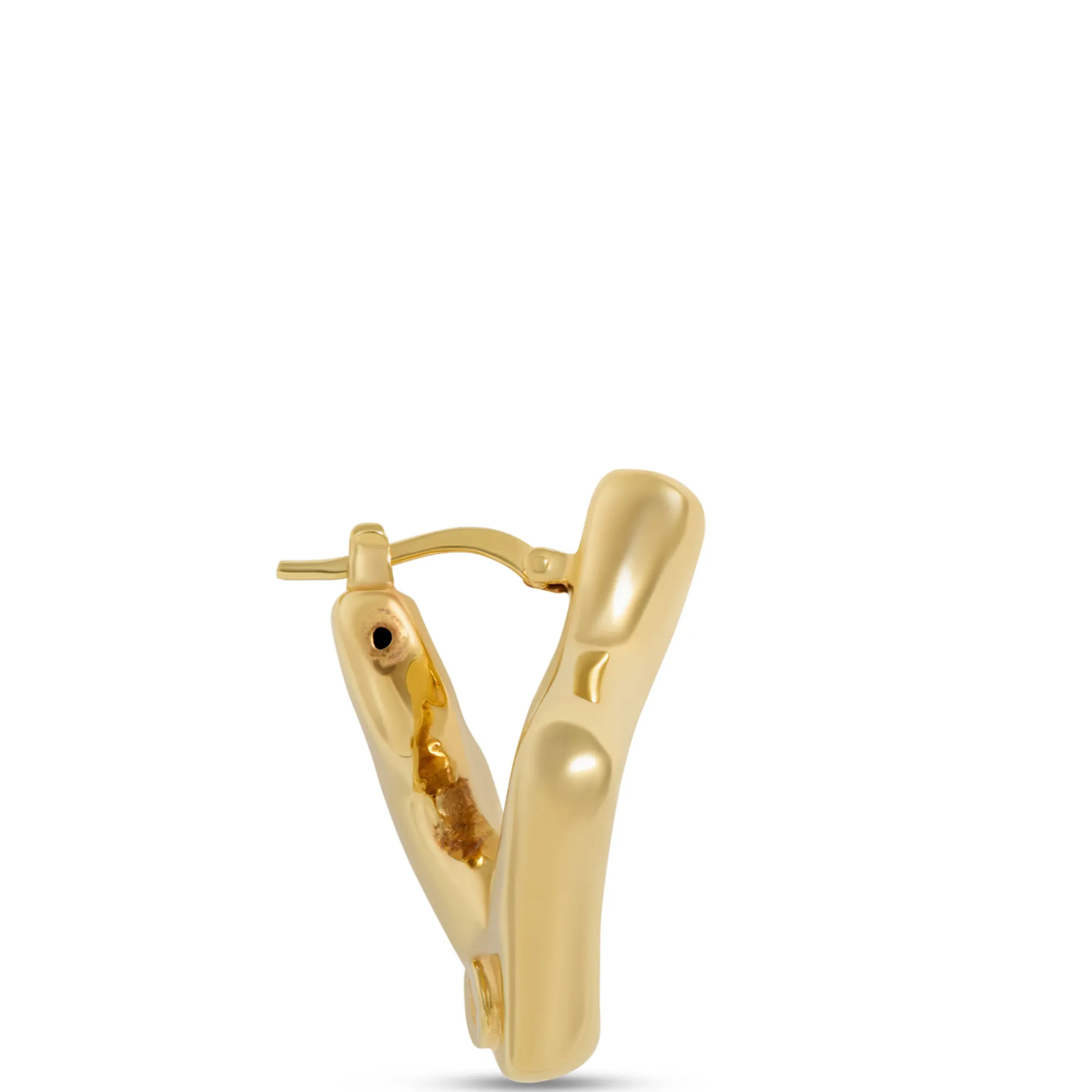 Toscano Front to Back Geo Shaped Hoops, 14K Yellow Gold Outlet