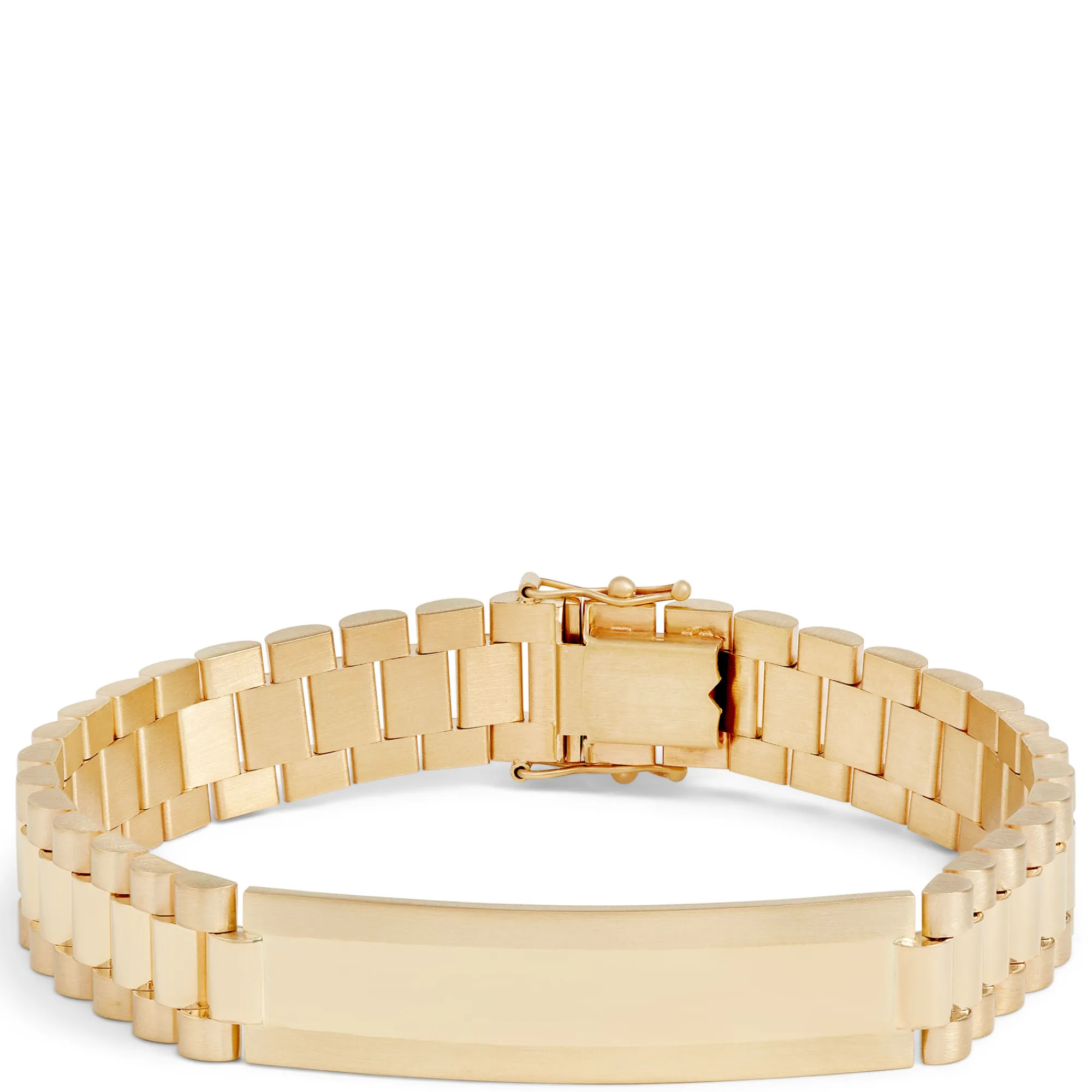 Toscano Gents 8.5-Inch Link Bracelet, 14K Yellow Gold Clearance