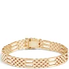 Toscano Gents 8.5-Inch Link Bracelet, 14K Yellow Gold New