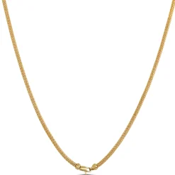 Toscano Gold Lariat Necklace, ⅔ Total Carat Weight, 18K Yellow Gold Hot
