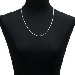 Toscano Half Round Box Chain 14K, 24" Best