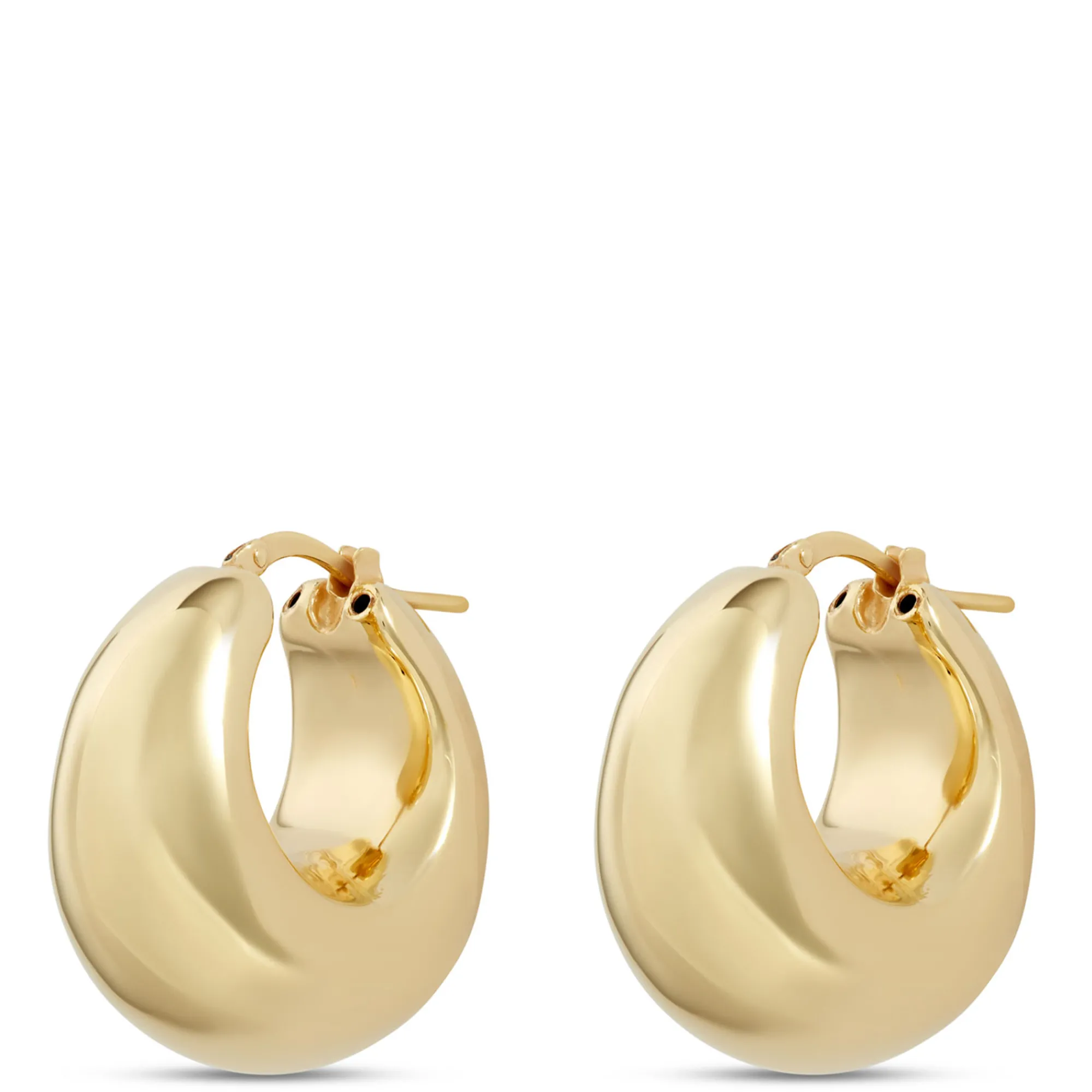 Toscano Hoop Earrings, 14K Yellow Gold Discount