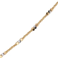 Toscano 18-Inch Alternating Bead Necklace, 14K Yellow Gold Best