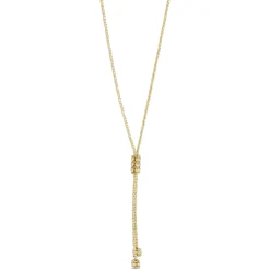 Toscano 18-Inch Beaded Y Necklace, 14K Yellow Gold Best