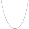Toscano 24 Inch Box Link Necklace, 14k White Gold Sale