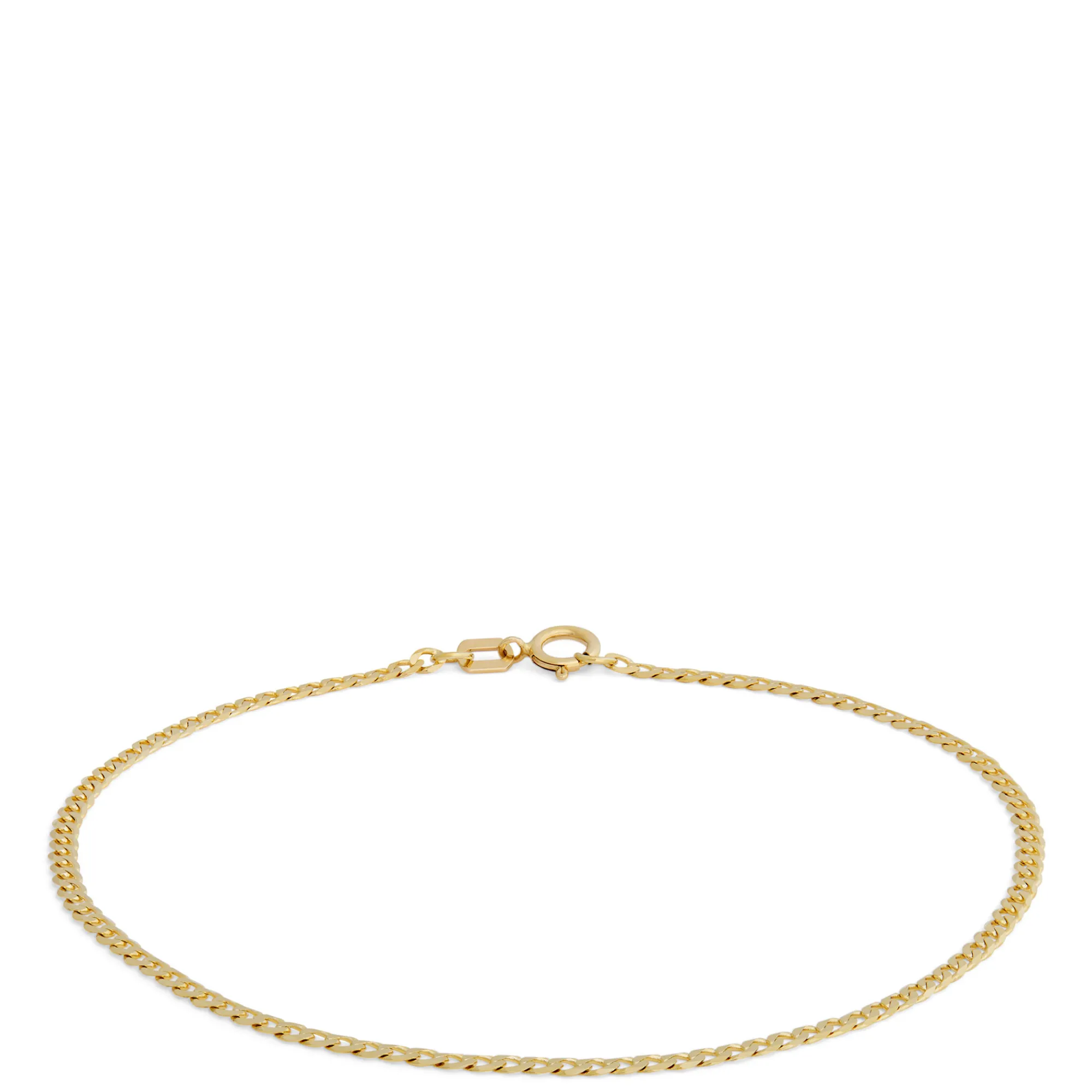 Toscano 7.5-Inch Curb Link Bracelet, 14K Yellow Gold Online