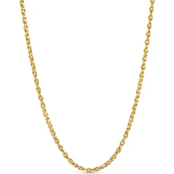 Toscano 24-Inch Curb Link Chain, 14K Yellow Gold Online