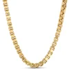 Toscano 24 Inch 3D Box Link Necklace, 14K Yellow Gold Sale