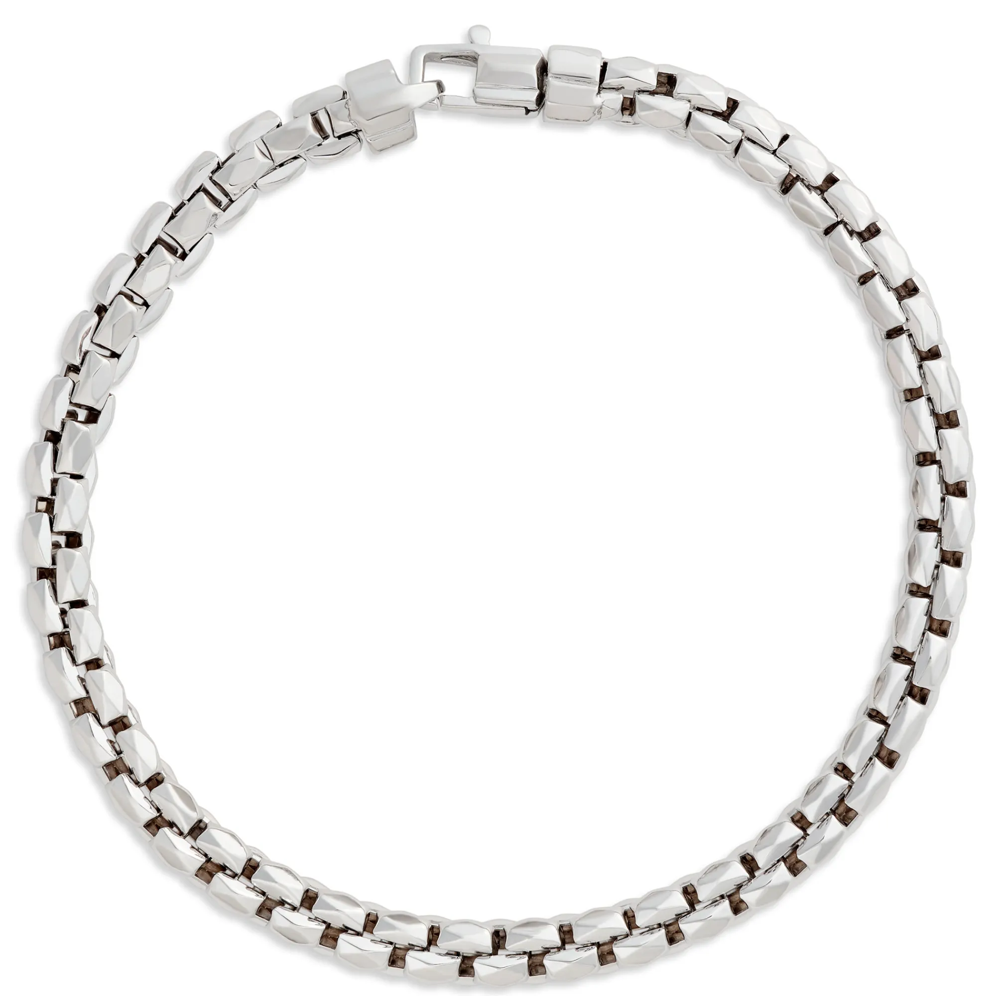 Toscano 8.5-Inch Diamante Link Bracelet, 14K White Gold Outlet