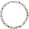 Toscano 8.5-Inch Forzatina Link Bracelet, 14K White Gold Discount