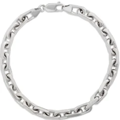 Toscano 8.5-Inch Forzatina Link Bracelet, 14K White Gold Discount