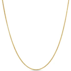 Toscano 24 Inch Franco Link Necklace, 14k Yellow Gold New