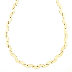 Toscano 18-Inch Marquise-Shaped Links Necklace, 14K Yellow Gold Clearance