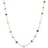 Toscano 24-Inch Multicolored Gemstone Bead Necklace, 14K Yellow Gold Best