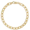 Toscano 7.5-Inch Oval Link Bracelet, 14K Yellow Gold Outlet