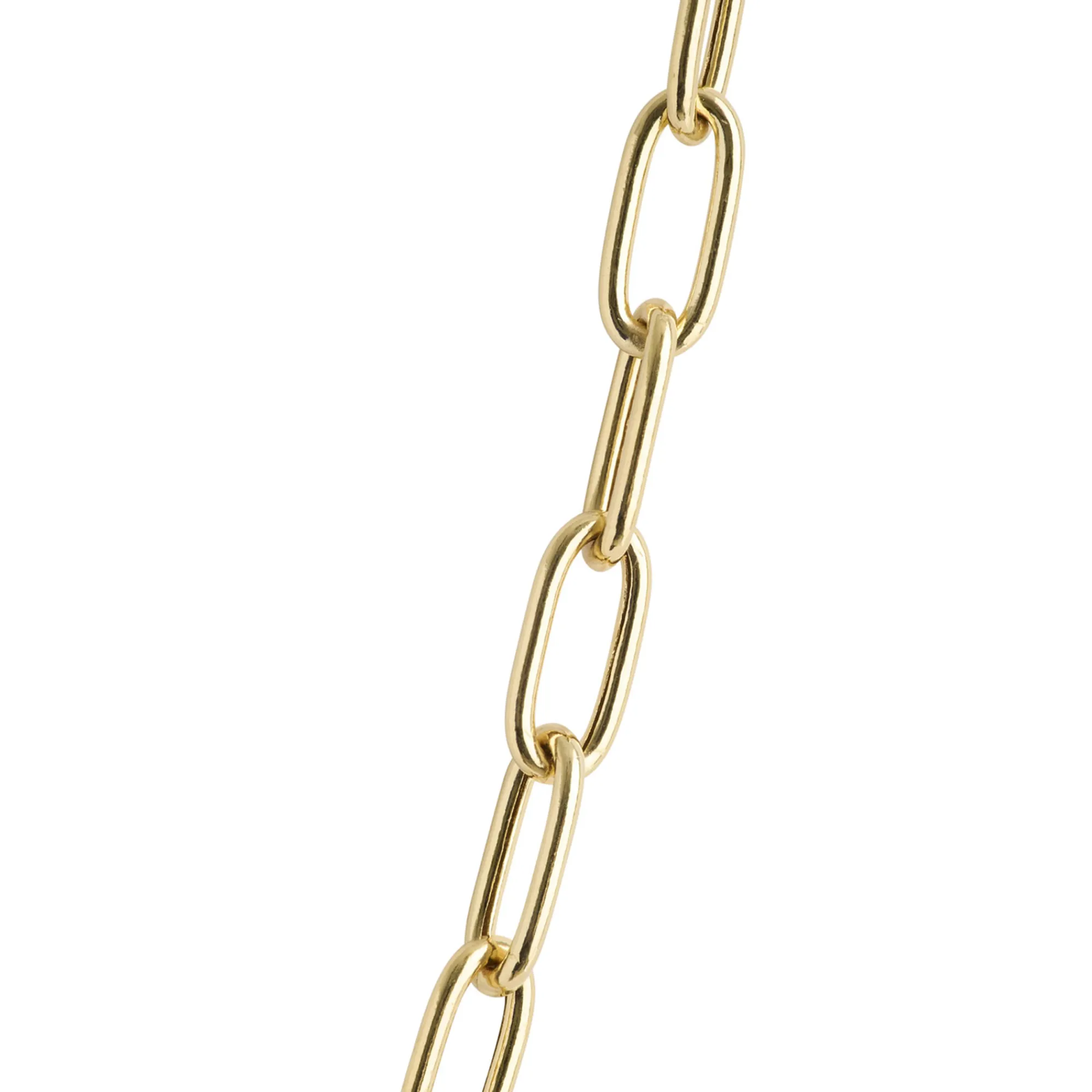 Toscano 18-Inch Oval Link Necklace, 14K Yellow Gold New