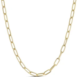 Toscano 20-Inch Oval Link Necklace, 14K Yellow Gold Best