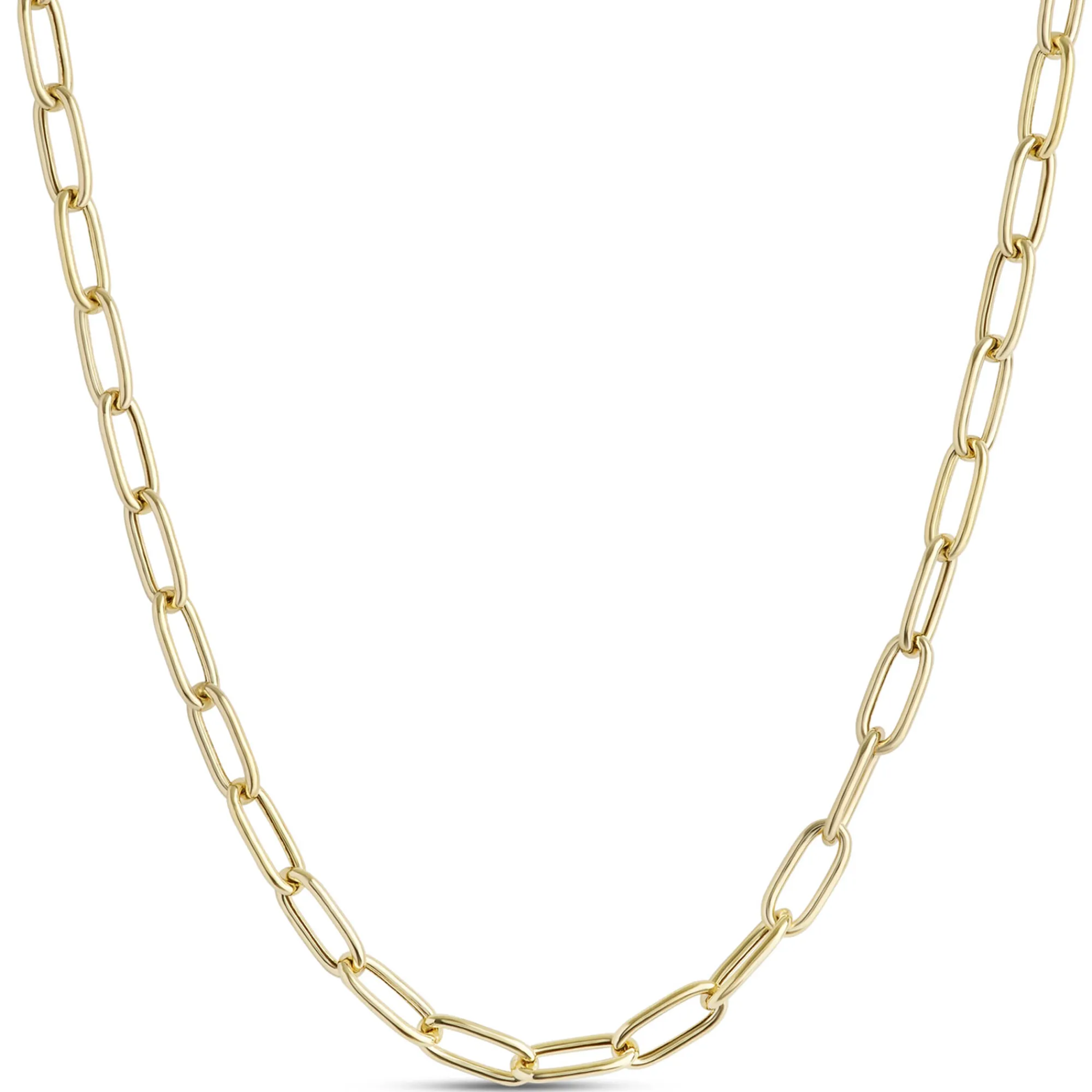 Toscano 20-Inch Oval Link Necklace, 14K Yellow Gold Best