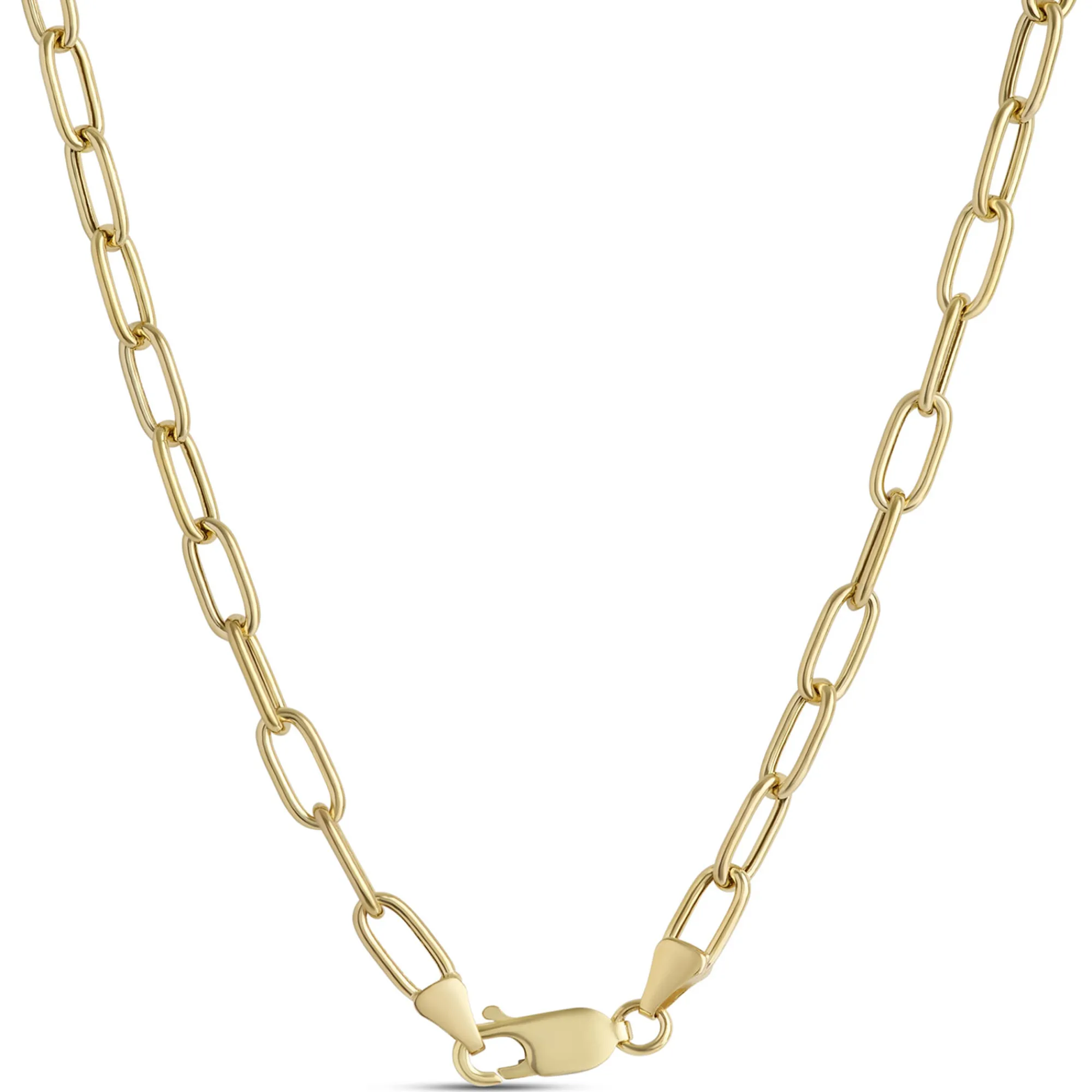 Toscano 20-Inch Oval Link Necklace, 14K Yellow Gold Best