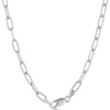 Toscano 20-Inch Paperclip Chain, 14K White Gold Best