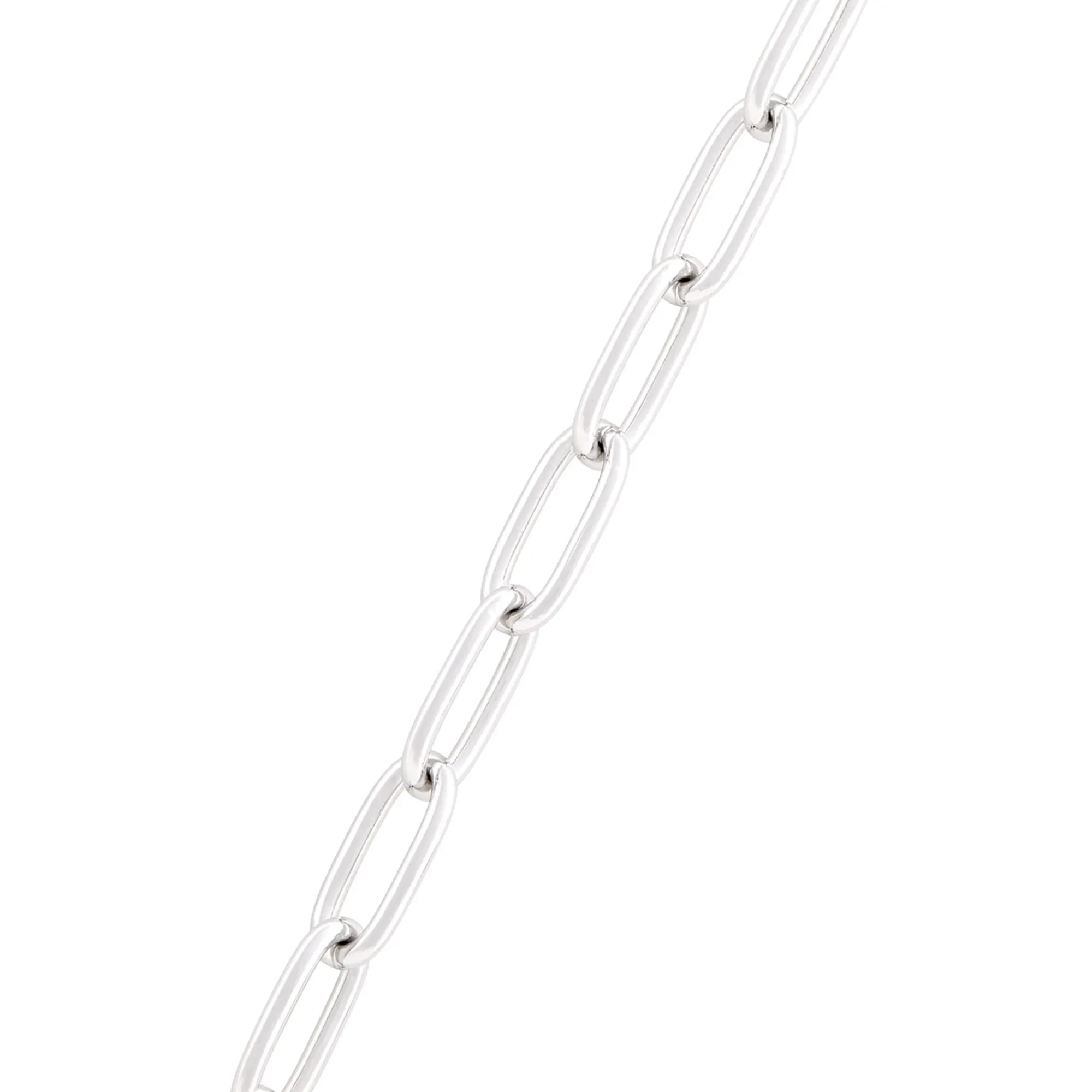 Toscano 20-Inch Paperclip Chain, 14K White Gold Best