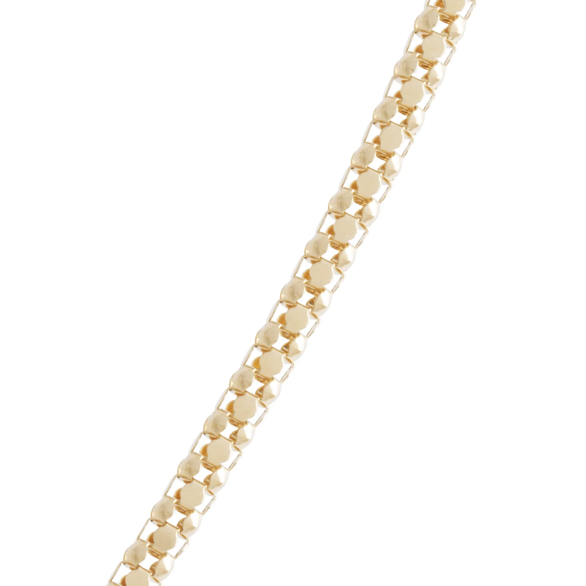 Toscano 18-Inch Popcorn Link Necklace, 14K Yellow Gold Online