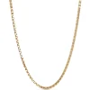 Toscano 24-Inch Pyramid Link Necklace, 14K Yellow Gold Discount