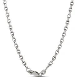 Toscano 24-Inch Rolo Necklace, 14K White Gold Outlet