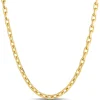 Toscano 22-Inch Solid Link Necklace, 14K Yellow Gold Discount