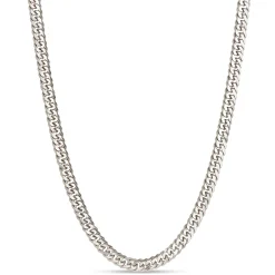 Toscano 24-Inch Tight Link Box Chain Necklace, 14K White Gold Outlet
