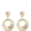 Toscano Large Circle Drop Earrings, 14K Yellow Gold Online